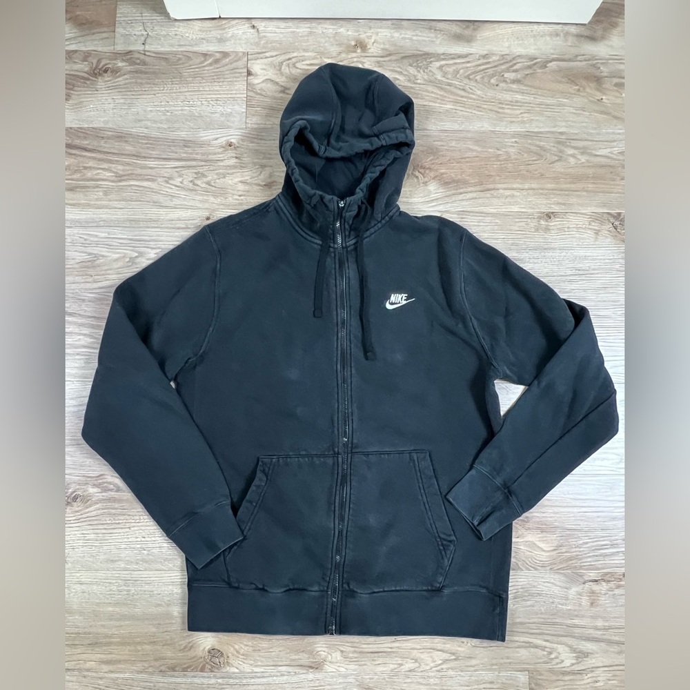 Nike Black Full-Zip Hoodie Sweatshirt